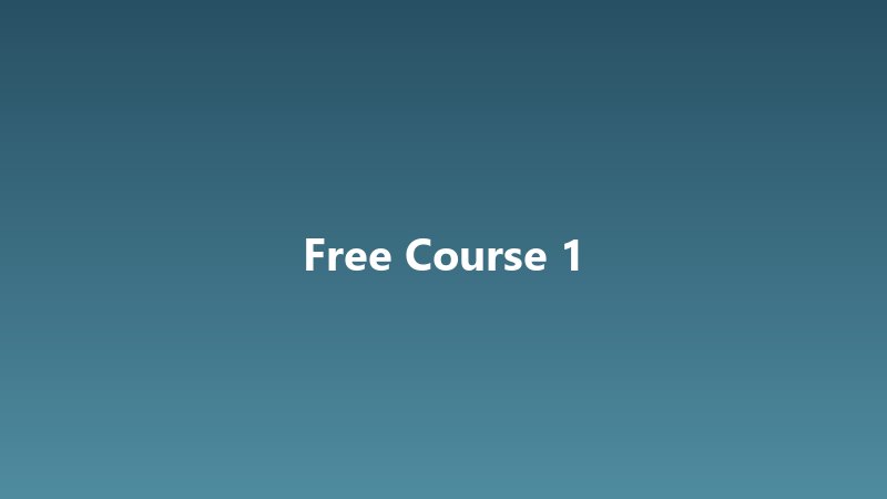 Free Course 1